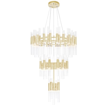 Cwi Lighting Orgue 123 Light Chandelier With Satin Gold Finish 1120P32-123-602